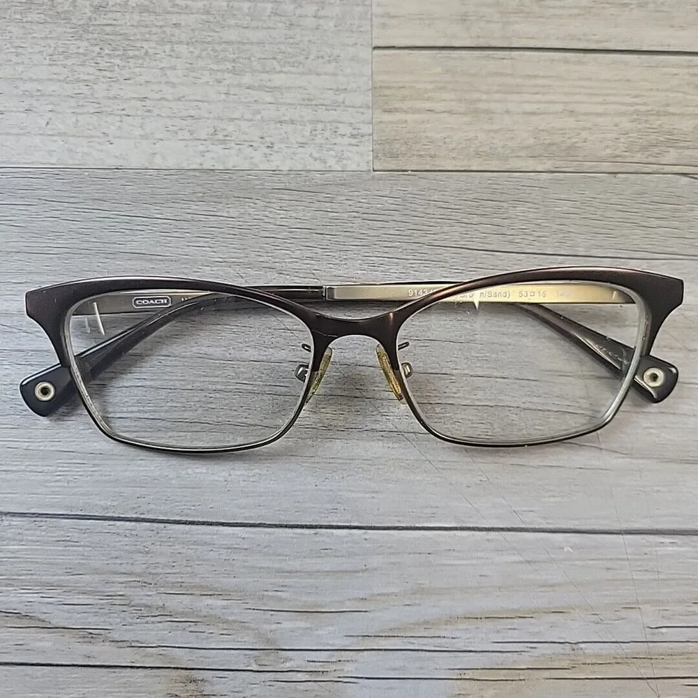 Coach HC 5041 9143 Satin Brown Sand Womens Eyeglasses‎ FRAMES ONLY 53-15 140